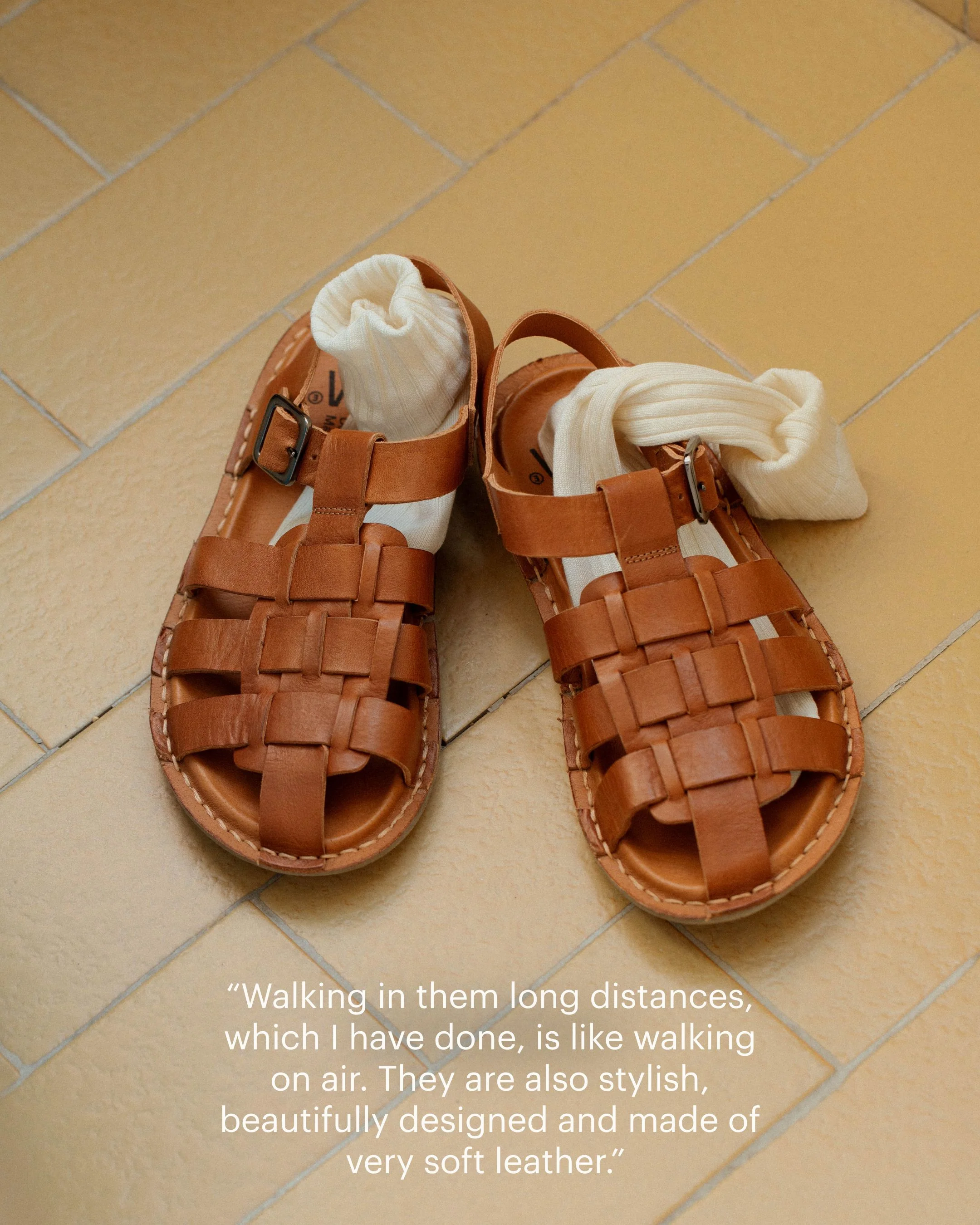 CAPRI Leather Cognac Brown - Image 11