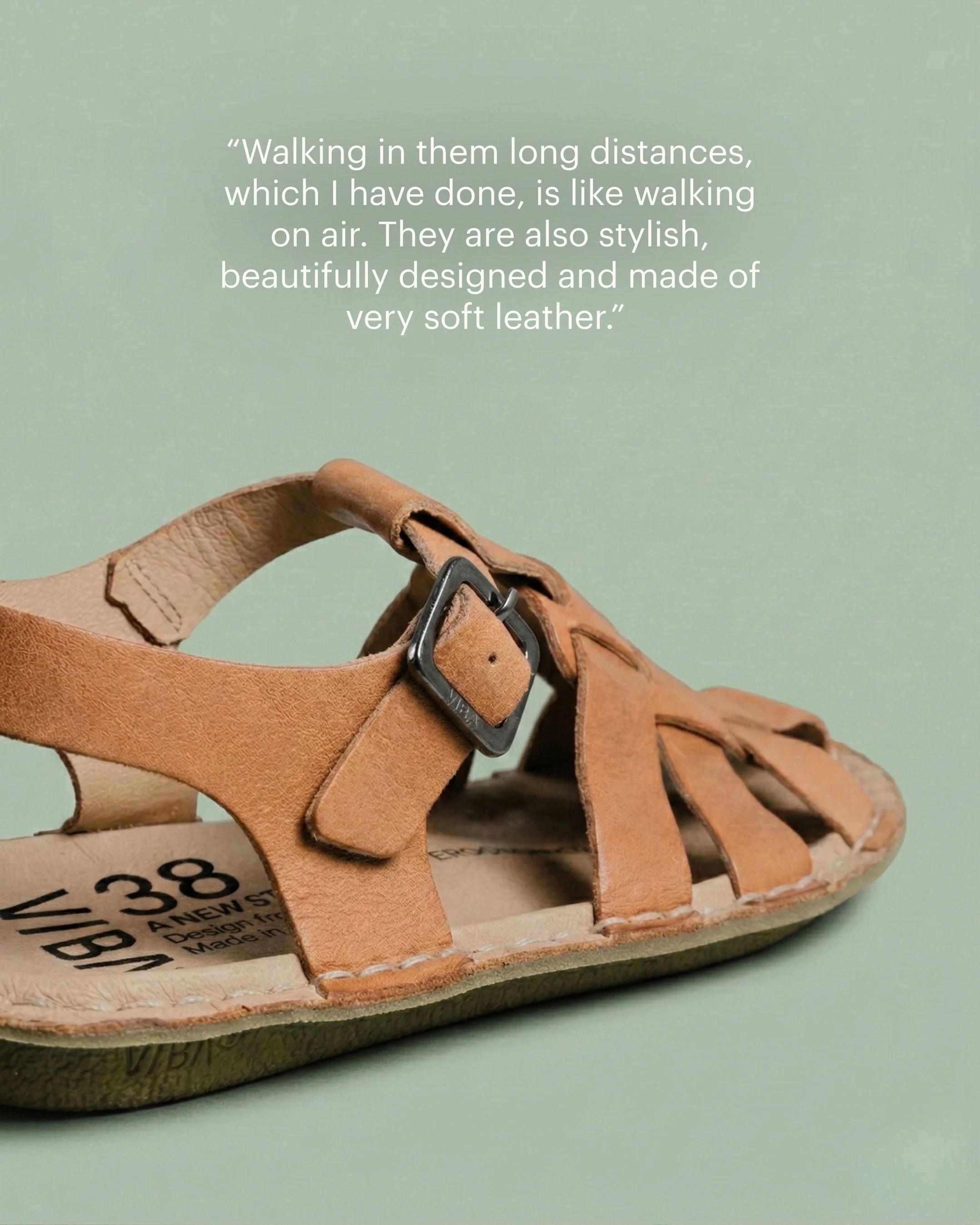 CAPRI Leather Fawn Tan - Image 12