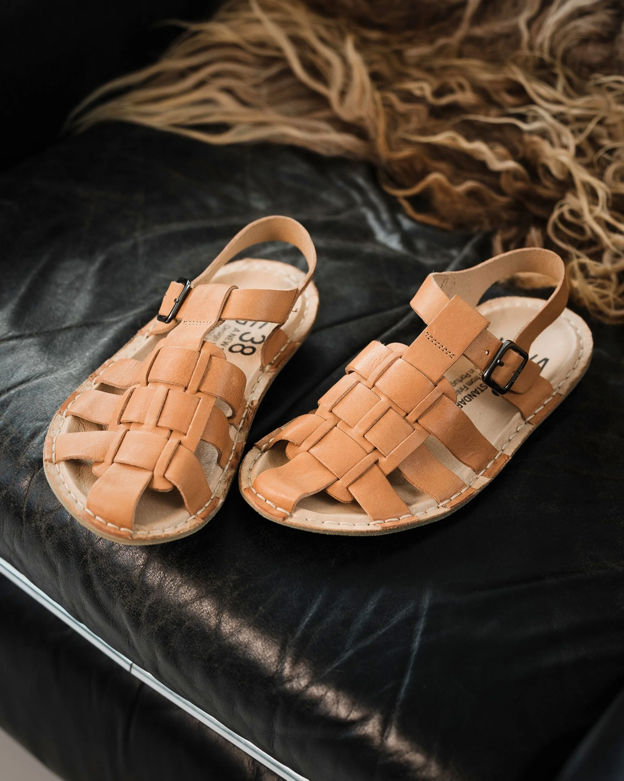 CAPRI Leather Fawn Tan - Image 6