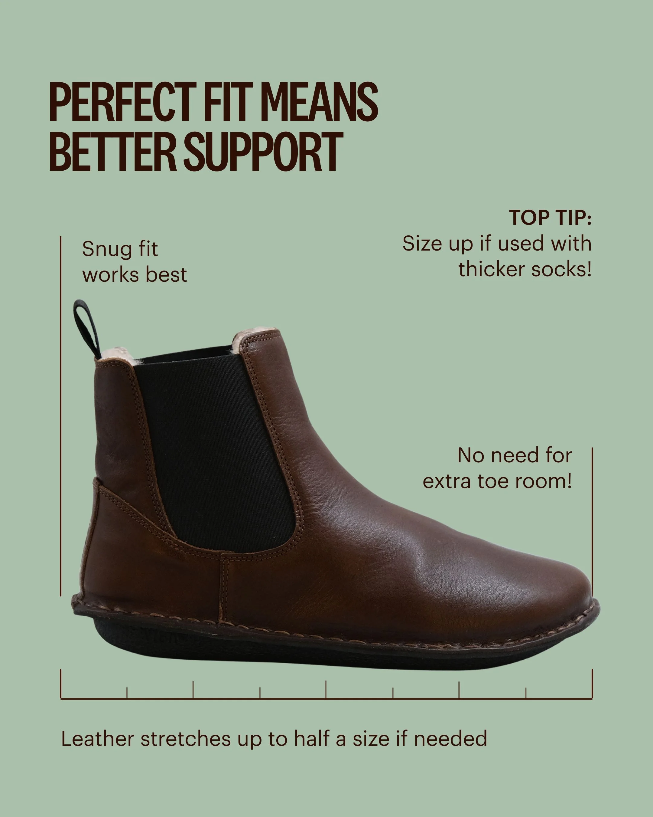 HELSINKI Leather Cocoa Brown Shearling - Image 8