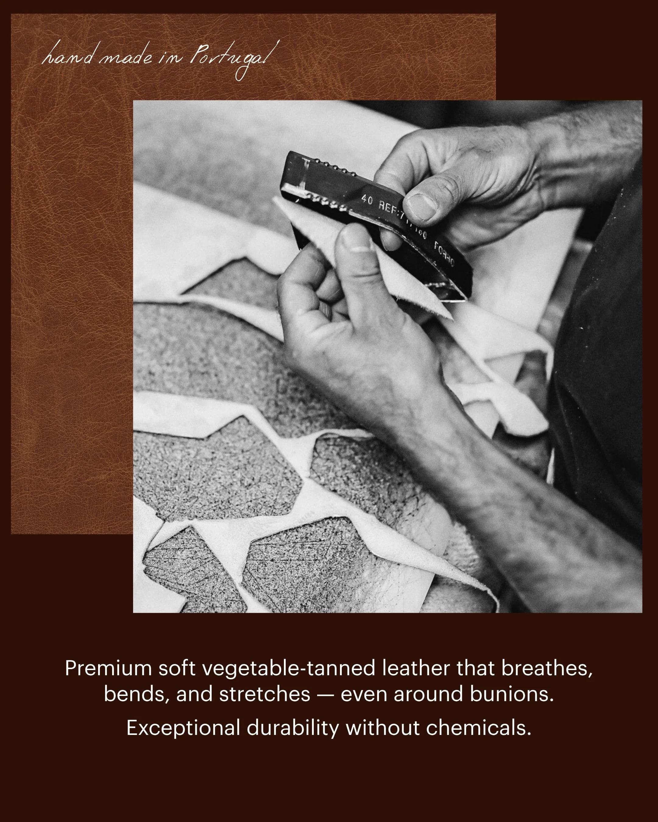 HELSINKI Leather Cognac Brown - Image 8