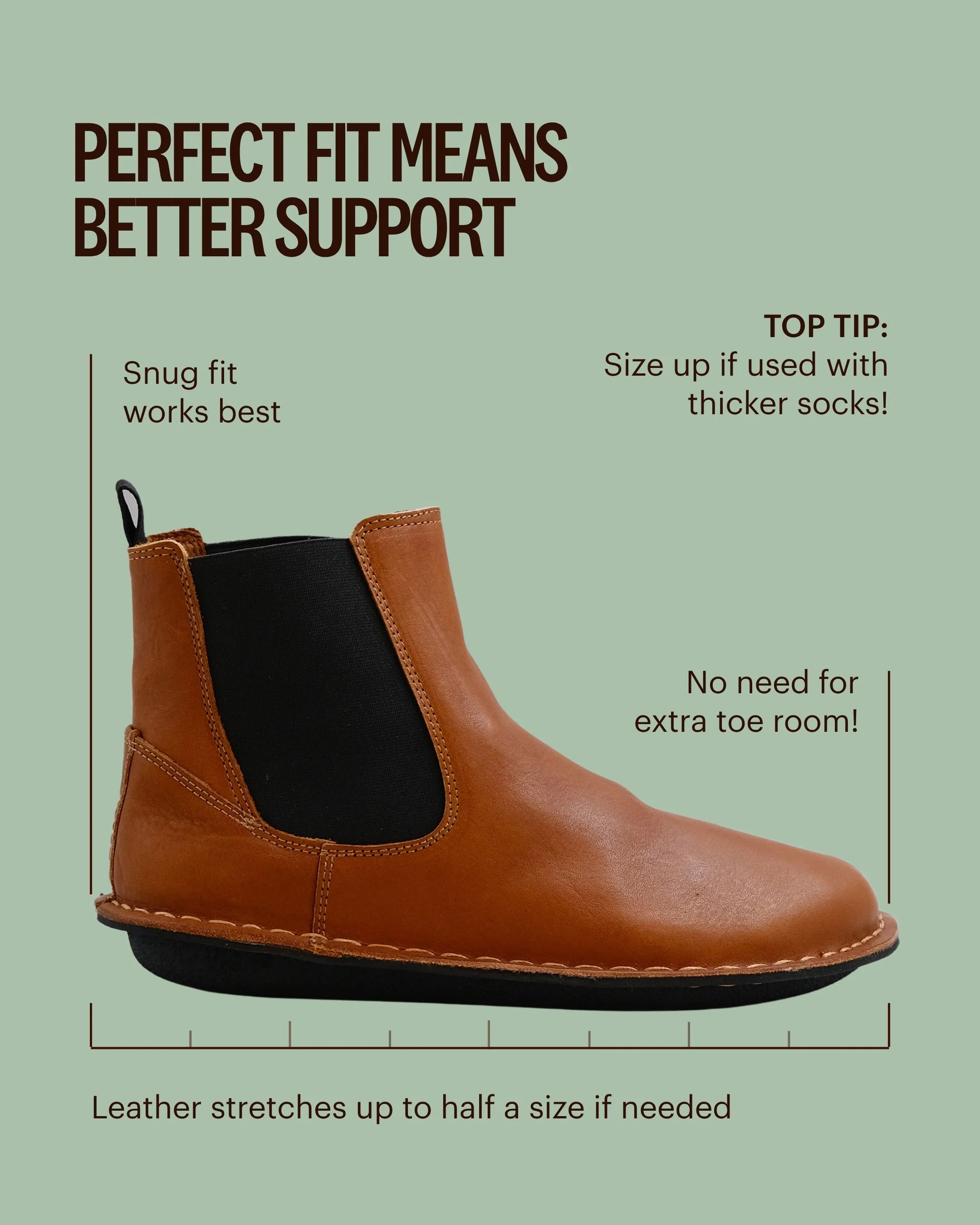 HELSINKI Leather Cognac Brown - Image 9
