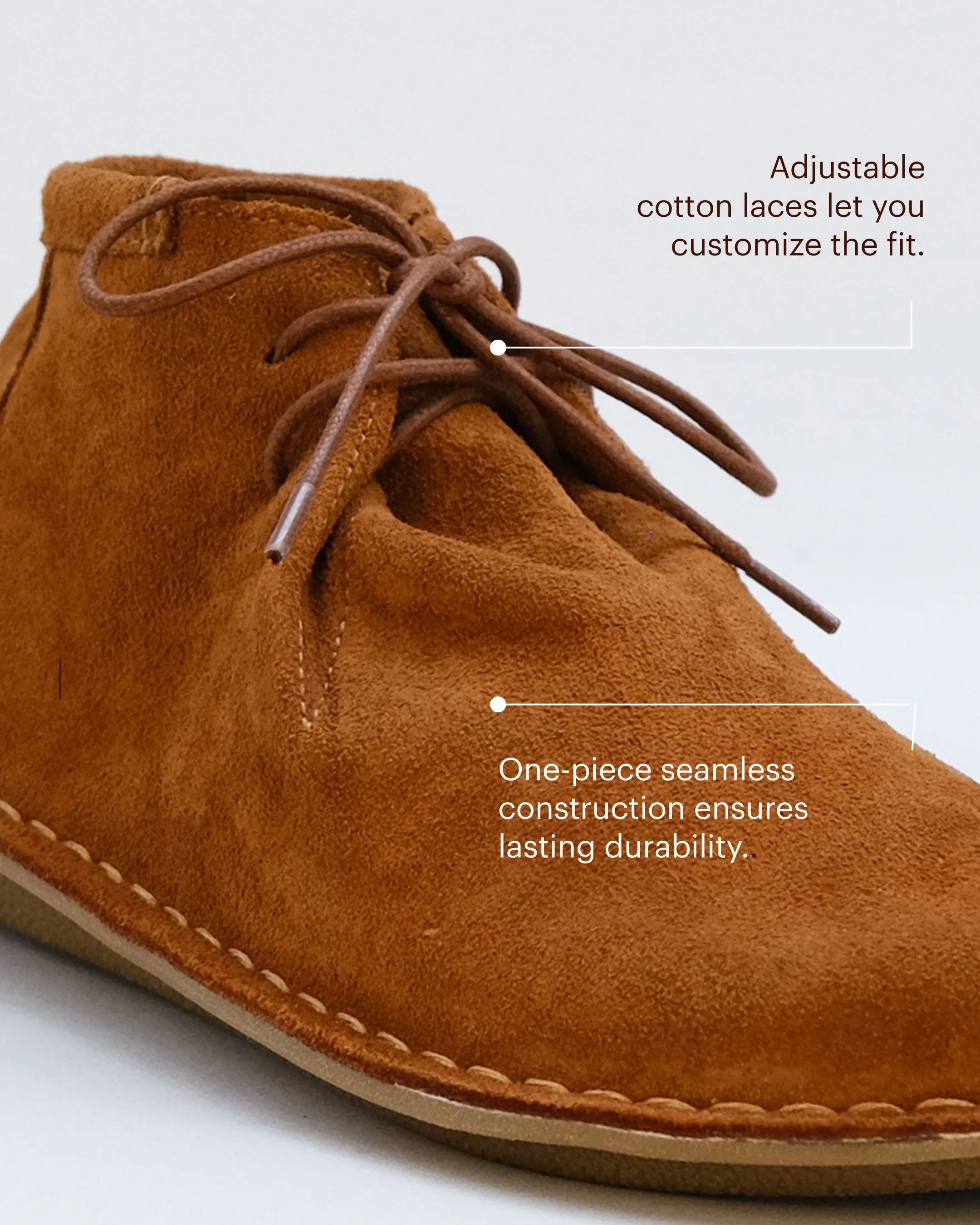 JTREE Suede Tan Brown - Image 5