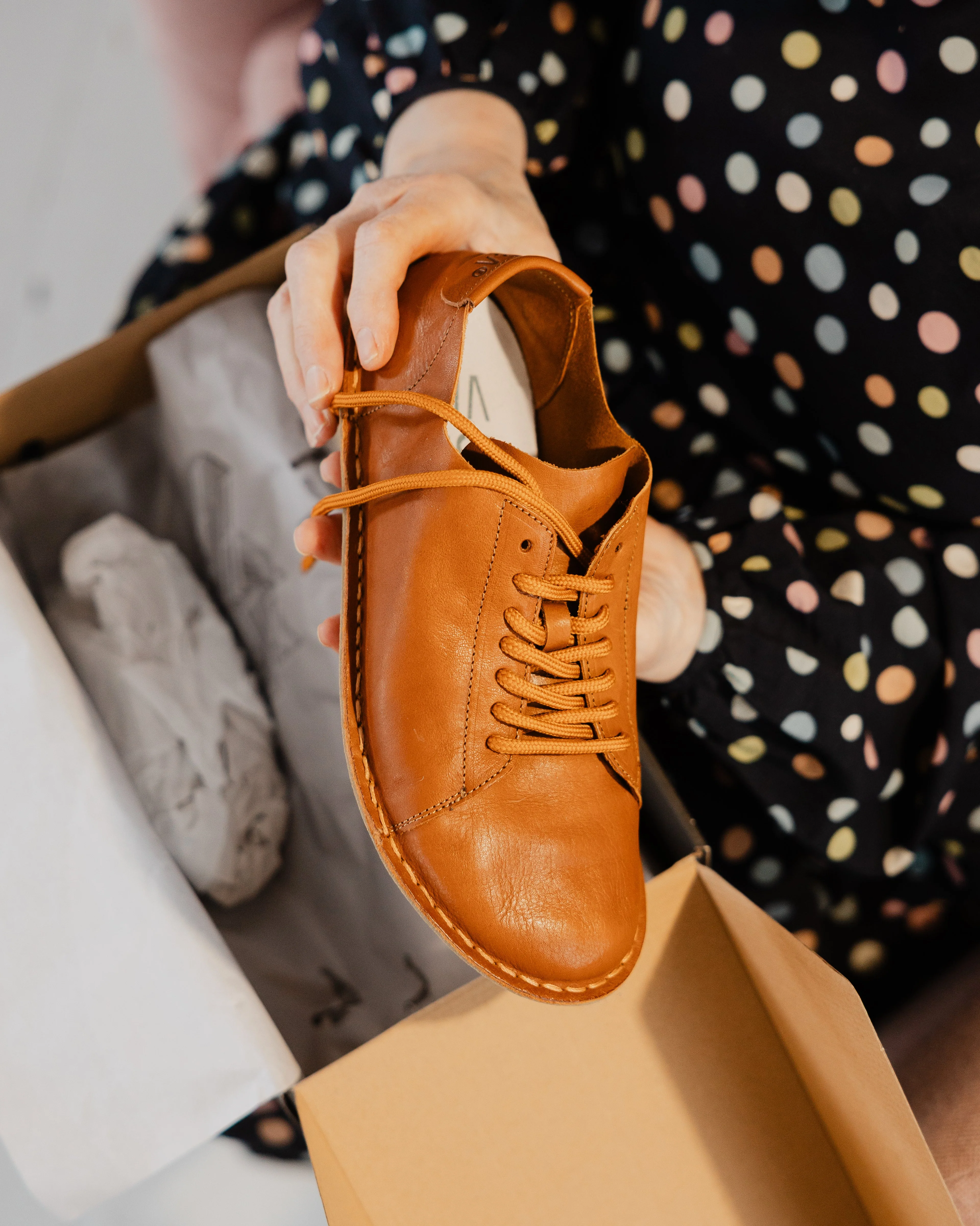 LISBOA Leather Cognac Brown - Image 14