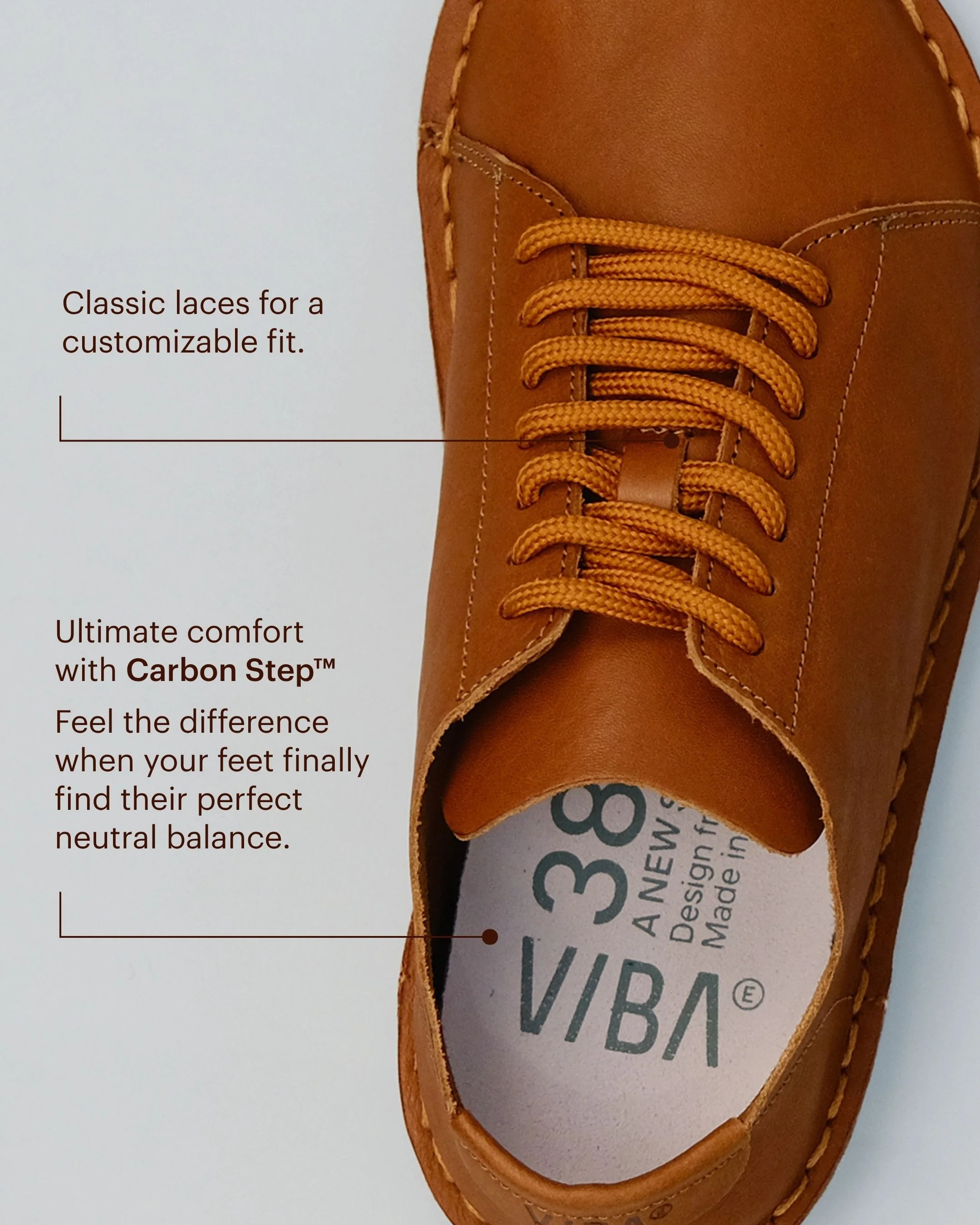 LISBOA Leather Cognac Brown - Image 5