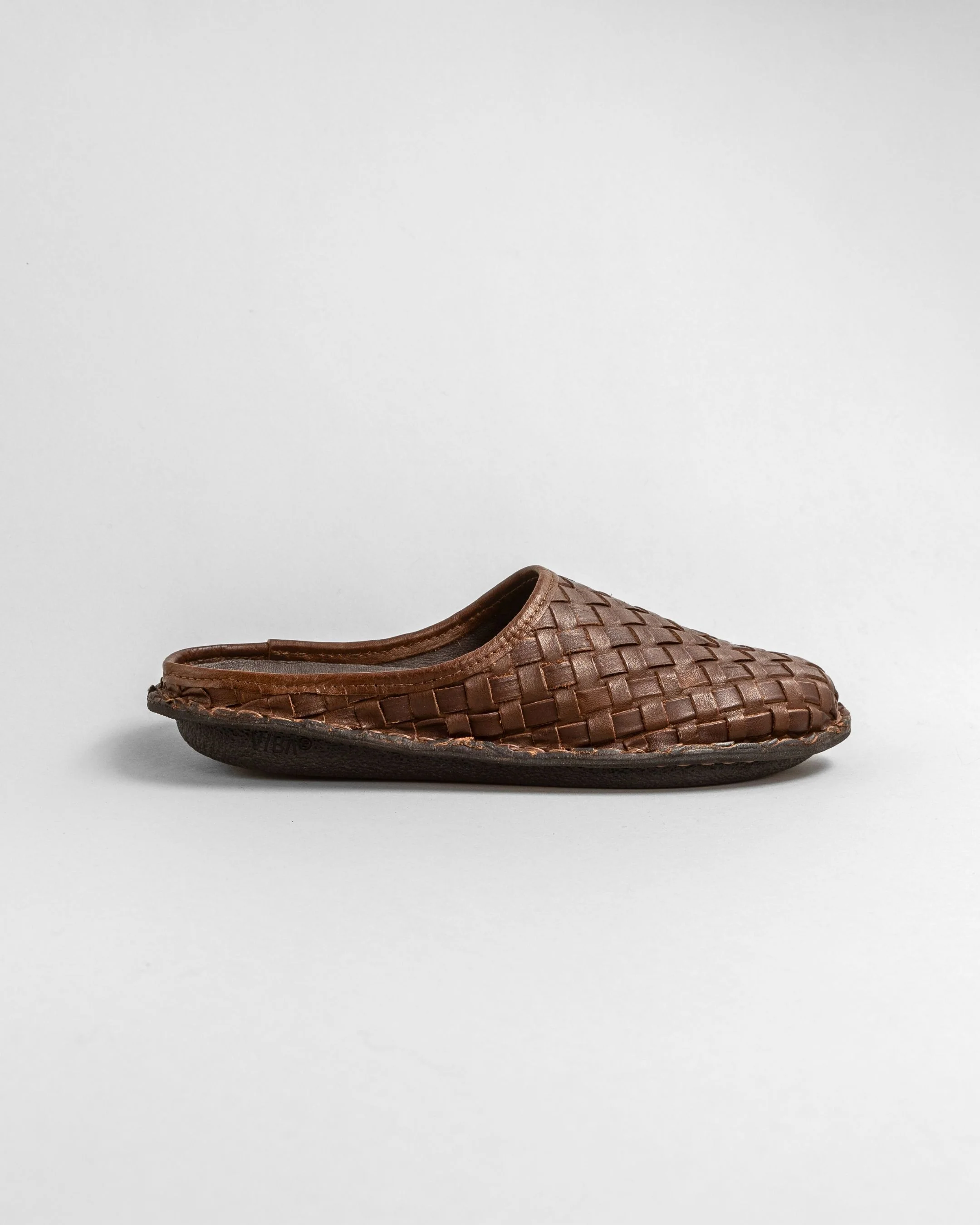 ROMA Woven Leather Cocoa Brown - Image 6