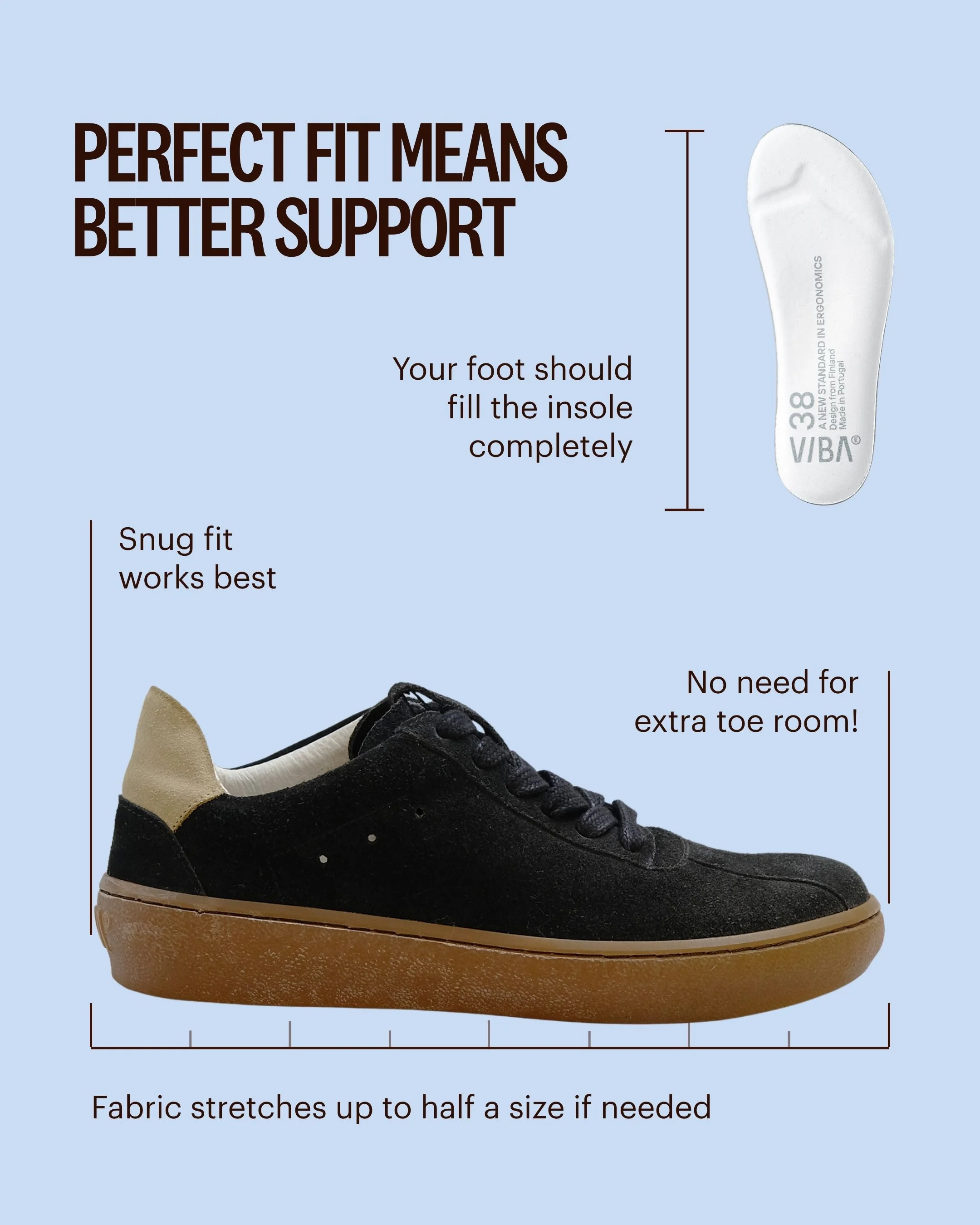 SYDNEY Bio Suede Black/Gum - Image 9