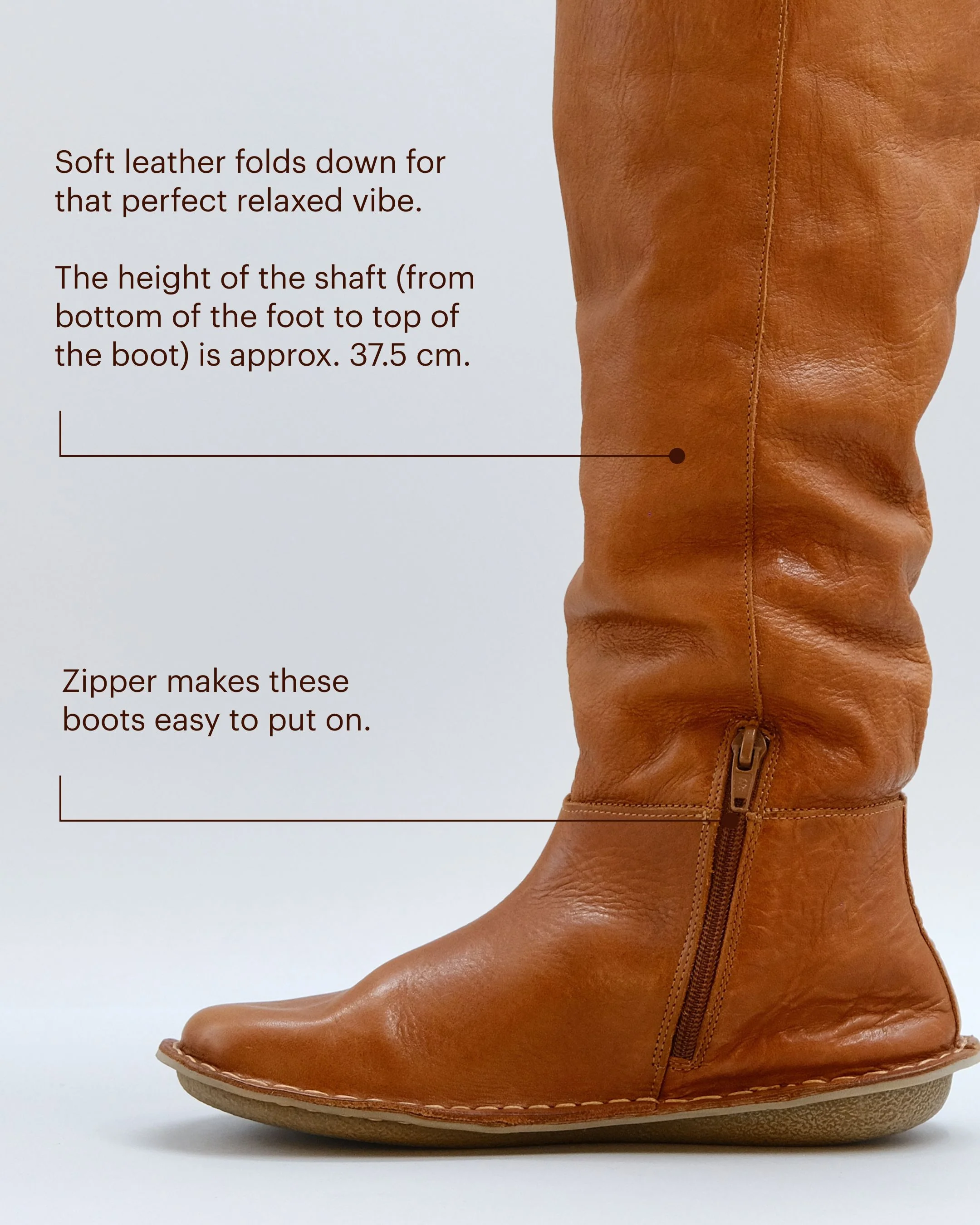 WOODSTOCK Leather Cognac Brown - Image 5